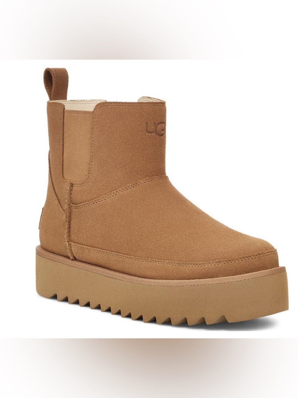 UGG Chelsea Platform Mini Boot Chestnut